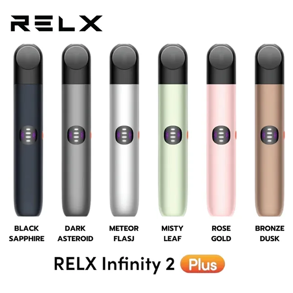 【 流光銀】RELX 悅刻 Infinity 2 Plus 六代無限煙桿 | 三檔調壓15分鐘快充 兼容4/5/6代煙彈